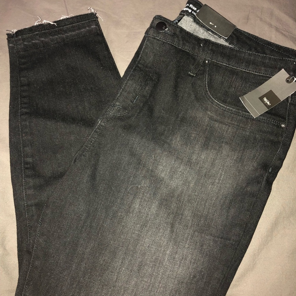 High rise jegging crop